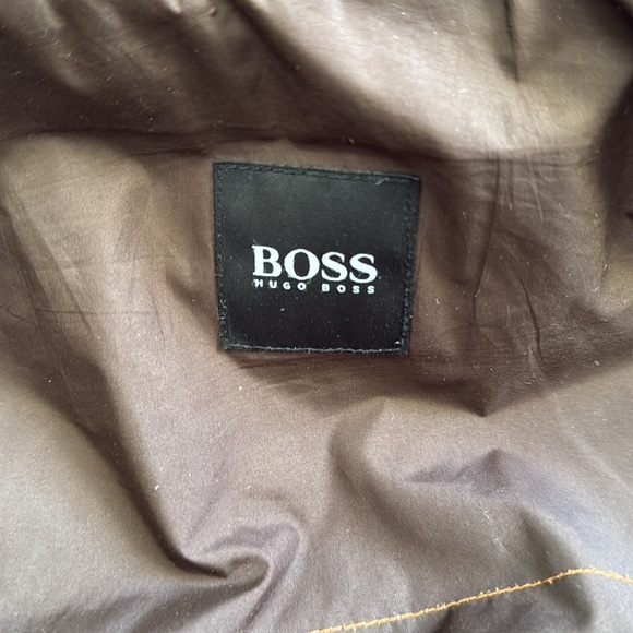 BOSS / HIGO BOSS Brown Puffer Jacket Real Down sz 48 - Picture 6 of 13